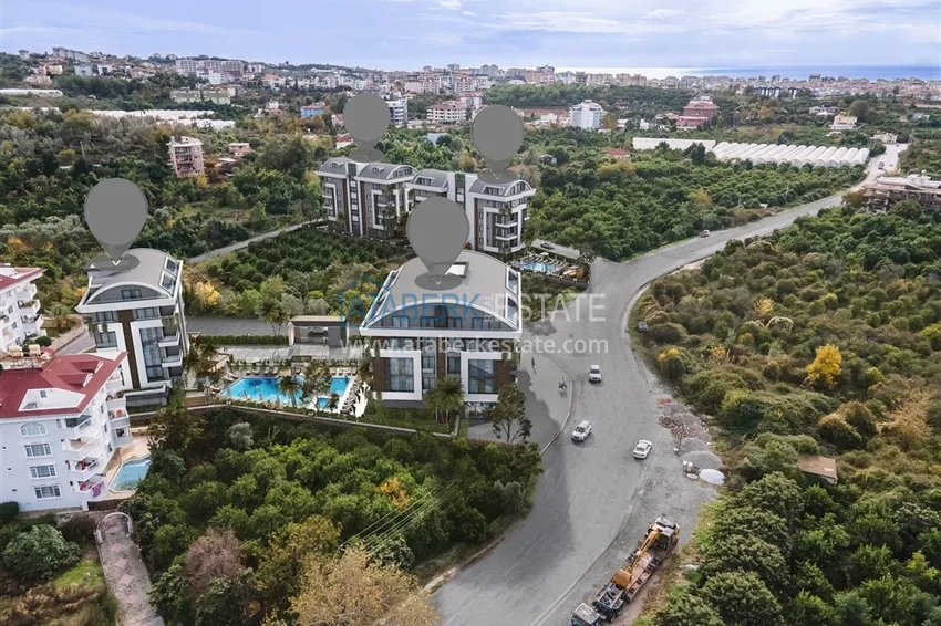 New investment project in the prestigious area of Alanya - Oba 2 