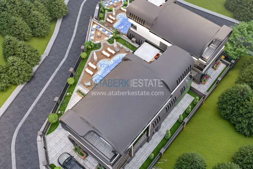 Villas in Kargicak from the developer - citizenship, installments at 0% 12 