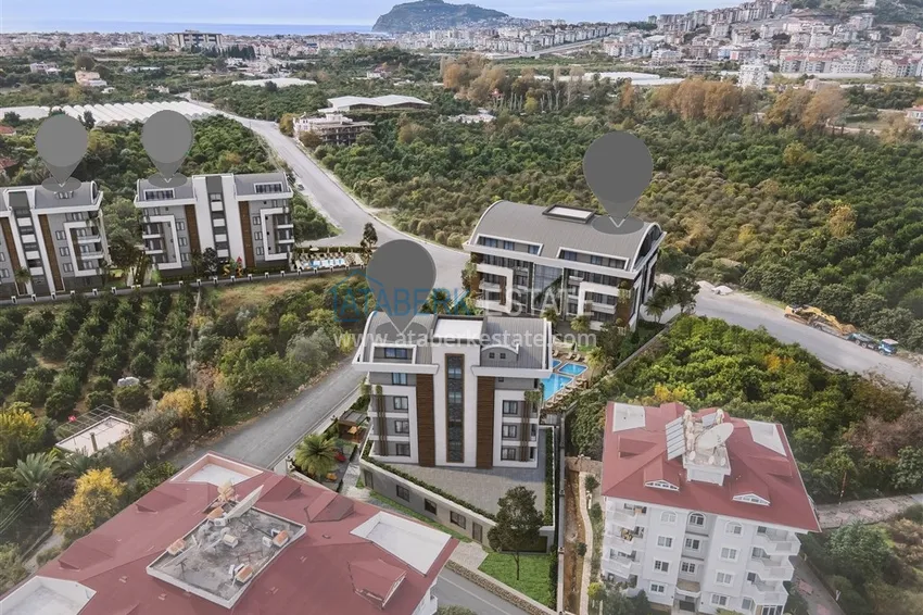 New investment project in the prestigious area of Alanya - Oba 3 