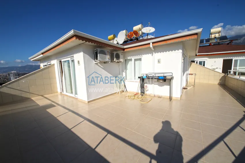 Purchase  Duplex penthouse in Mahmutlar with furnished separate kitchen sea view 15 