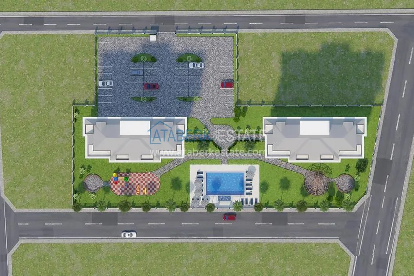 Buy cheap Apartments in Demirtas with direct sea views - a new comfortable complex 1 