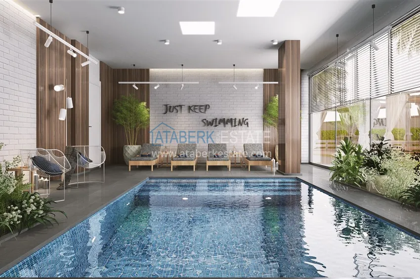 New investment project of a residential complex in Avsallar with installment payment 25 