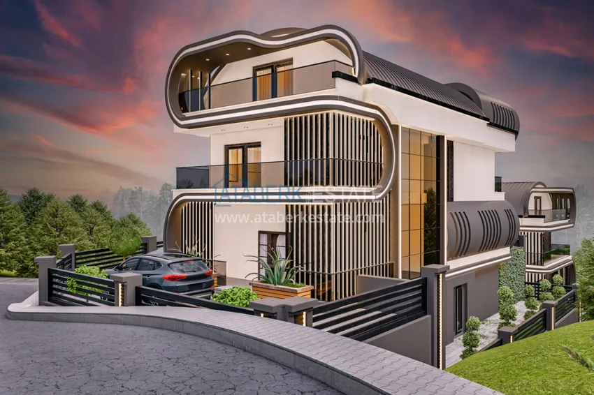 Villas in Kargicak from the developer - citizenship, installments at 0% 5 