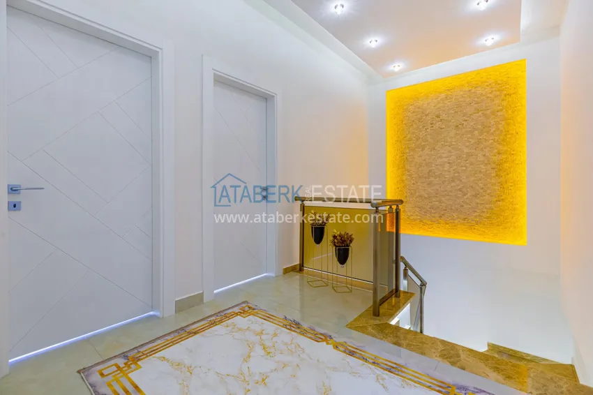 Purchase  Penthouse in Mahmutlar — elegant interior, separate kitchen, side sea view  7 