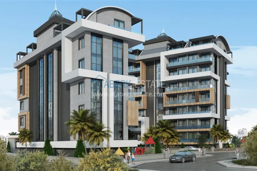 New investment project of a residential complex in Avsallar with installment payment 14 