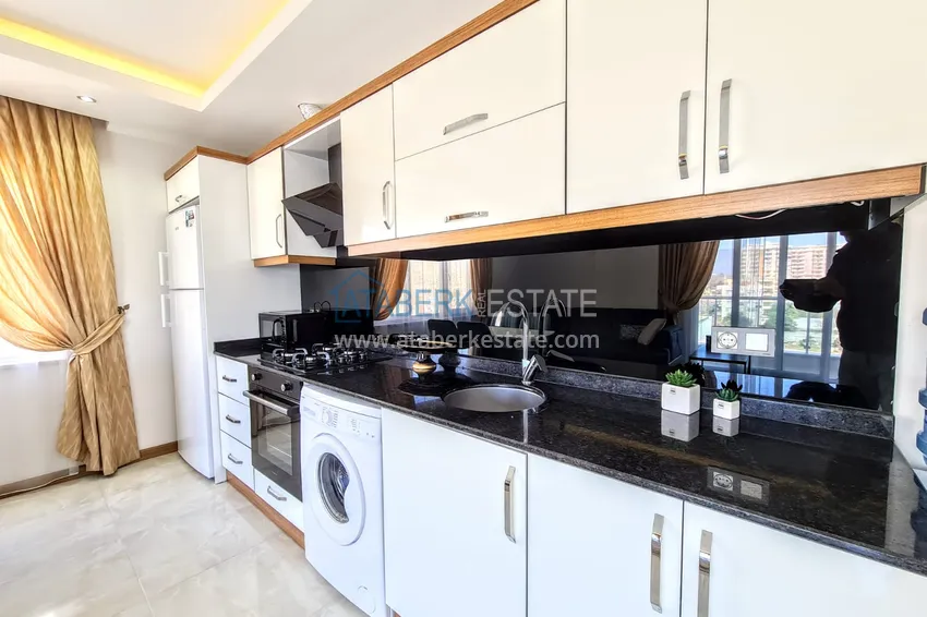 Purchase  Furnished two bedroom apartment with an open view in Mahmutlar  6 