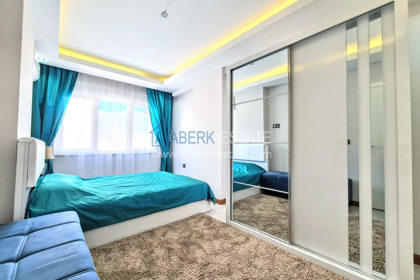 Purchase  Furnished two bedroom apartment with an open view in Mahmutlar  13 