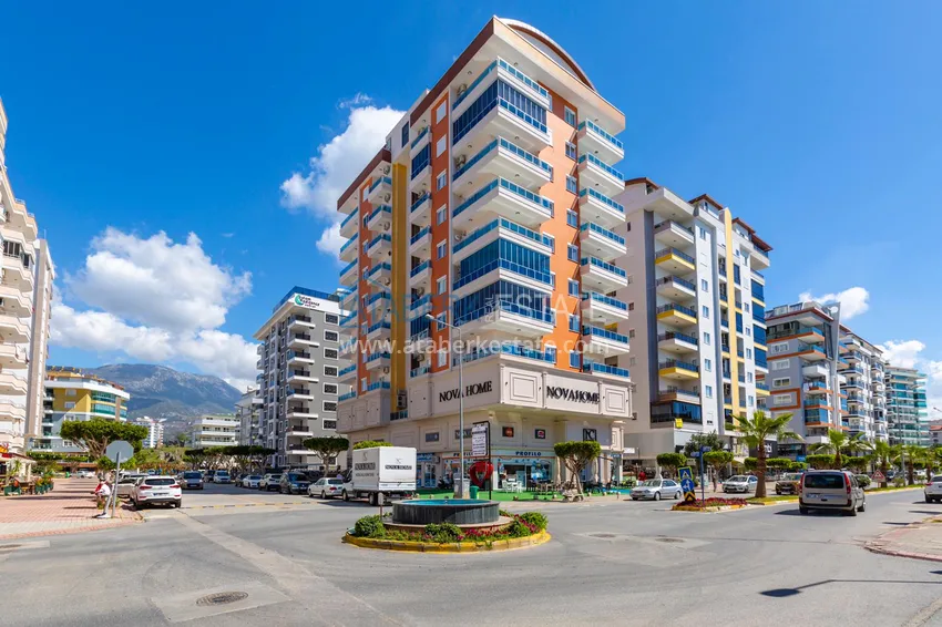 Flat in Mahmutlar - modern interior design with a partial sea view 1 