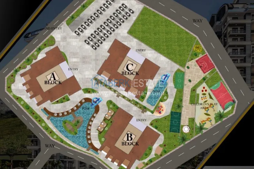 Buy cheap Impressive fashionable residential project in Mahmutlar 3 