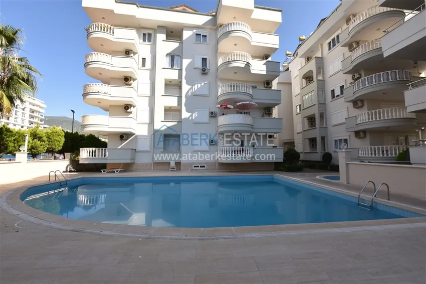Three-room apartment in Oba with a glazed balcony and a sea view 4 