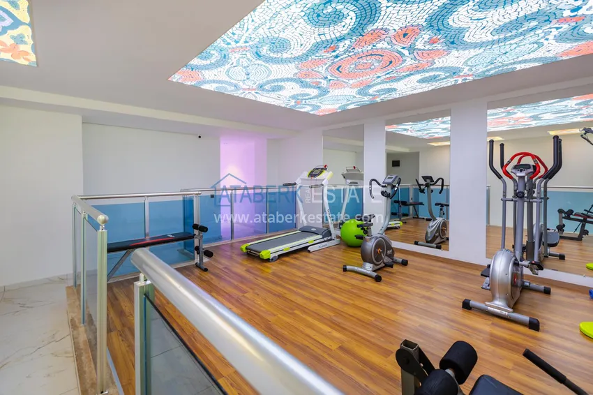 Flat in Mahmutlar - modern interior design with a partial sea view 5 