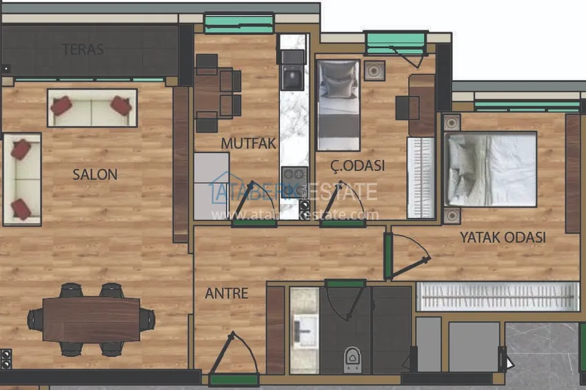 Buy cheap Apartments in Antalya at affordable prices, Kepez area from the developer 1 