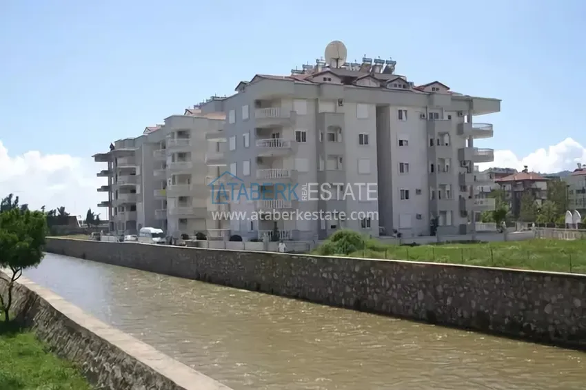 Three-room apartment in Oba with a glazed balcony and a sea view 10 