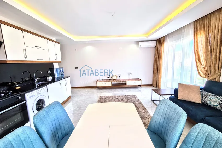 Purchase  Furnished two bedroom apartment with an open view in Mahmutlar  5 