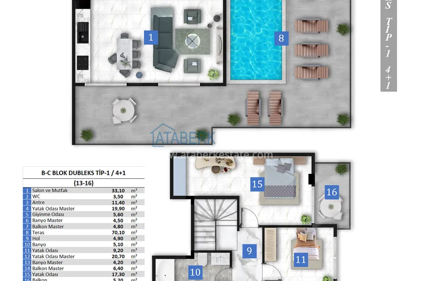 Buy cheap Premium halal residence in Kargicak - luxury apartments from the developer with panoramic views 11 