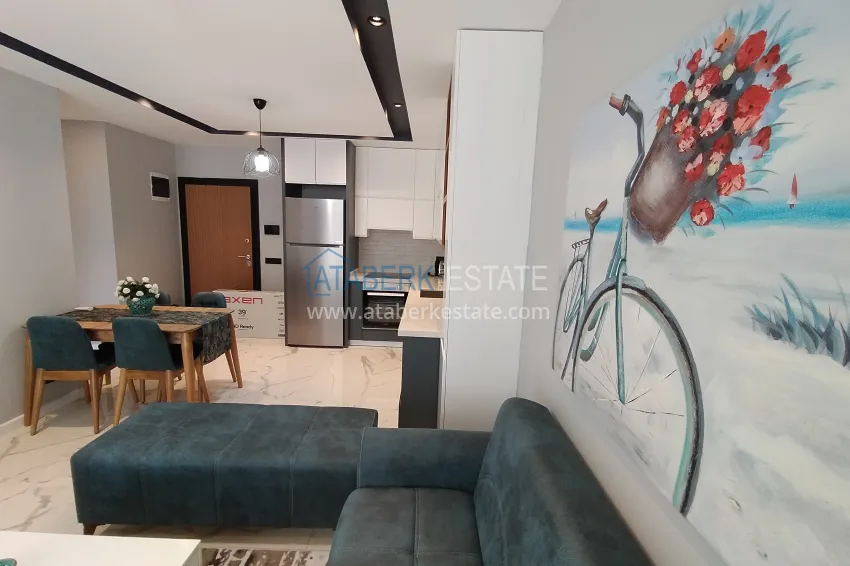 Purchase New one bedroom apartment for long-term rent in the center of Alanya 8