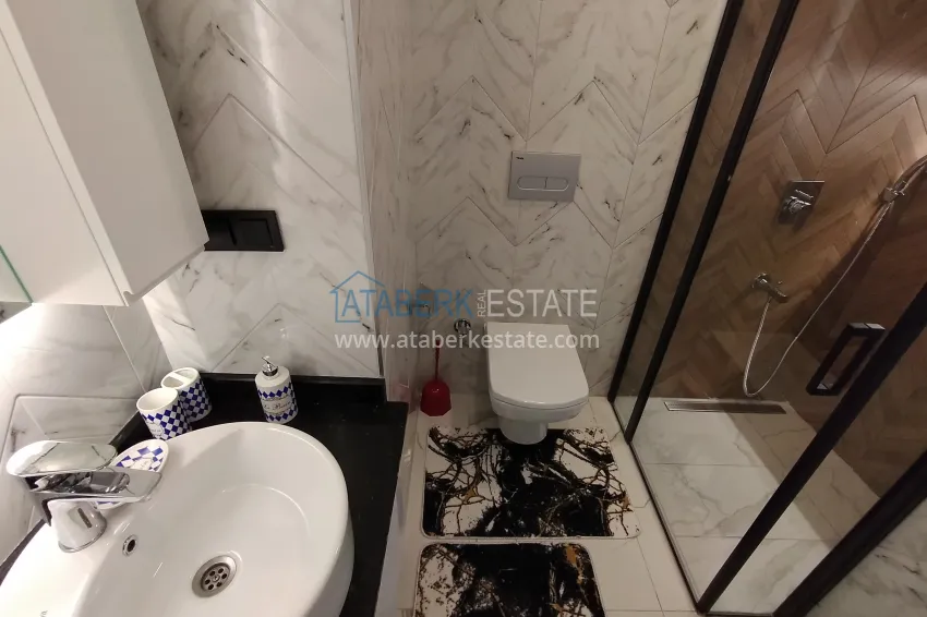 Purchase New one bedroom apartment for long-term rent in the center of Alanya 24