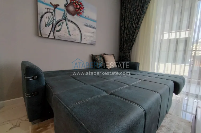 Purchase New one bedroom apartment for long-term rent in the center of Alanya 30