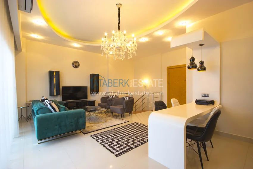 Purchase Furnished duplex with views in Mahmutlar 18 