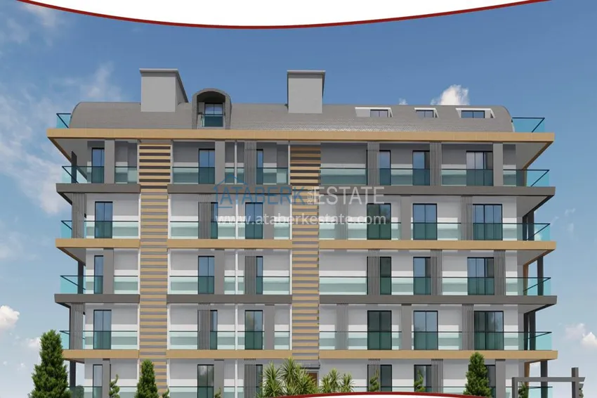 A new project of a residential complex in the center of Alanya a stone's throw from the beach 3 