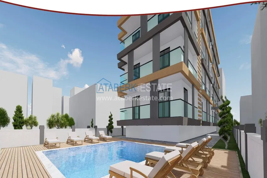 A new project of a residential complex in the center of Alanya a stone's throw from the beach 1 