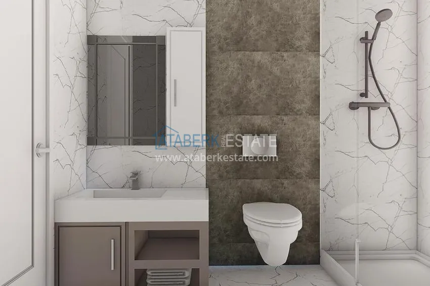 Purchase  A new project of a residential complex in the center of Alanya a stone's throw from the beach 6 