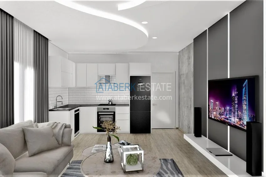 Purchase  A new project of a residential complex in the center of Alanya a stone's throw from the beach 1 