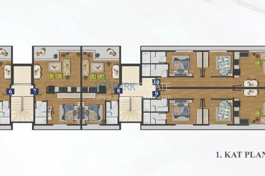 Buy cheap A new project of a residential complex in the center of Alanya a stone's throw from the beach 1 