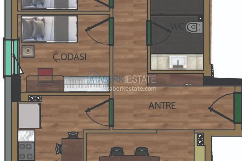 Buy cheap Apartments in Antalya at affordable prices, Kepez area from the developer 4 