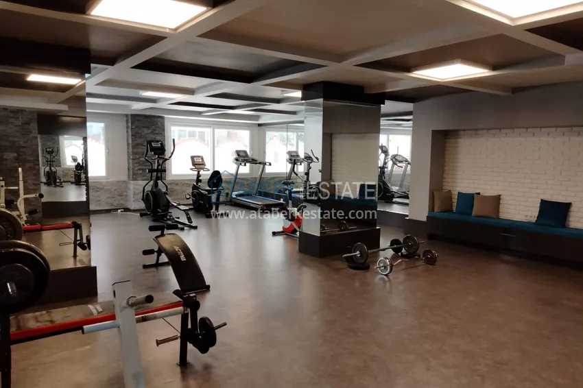 Furnished apartment in the center of Alanya in a comfortable complex 13 