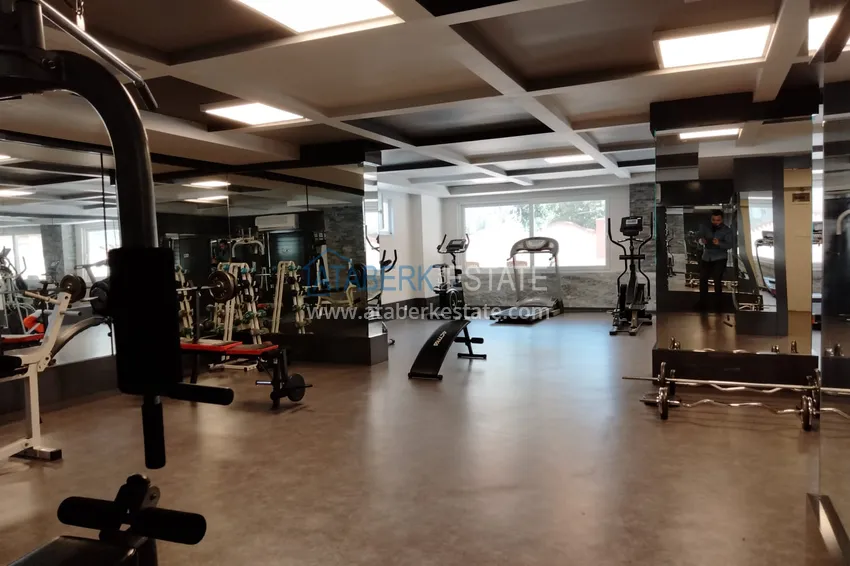 Furnished apartment in the center of Alanya in a comfortable complex 14 