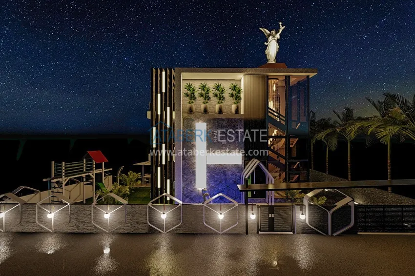 New luxury private villa project in Kargicak with panoramic views 11 