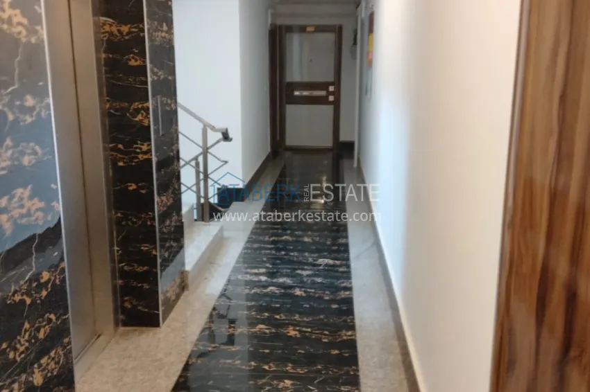 2+1 apartment in Antalya with furniture, glazed balcony and gasification - Konyaalti district 11 