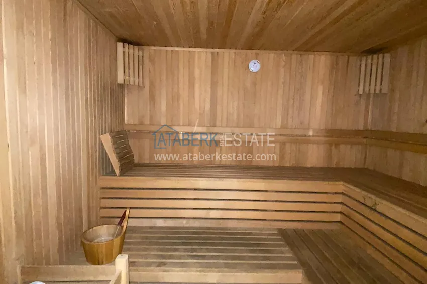 Furnished apartment in the center of Alanya in a comfortable complex 16 