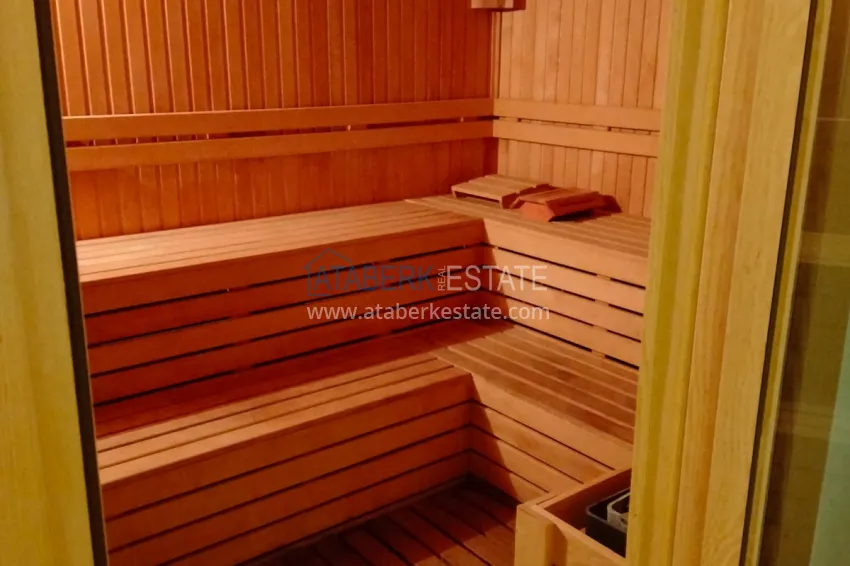 2+1 apartment in Antalya with furniture, glazed balcony and gasification - Konyaalti district 13 