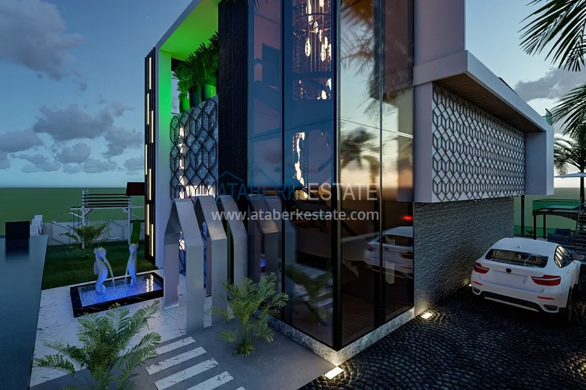 New luxury private villa project in Kargicak with panoramic views 14 