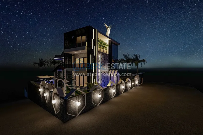 New luxury private villa project in Kargicak with panoramic views 15 