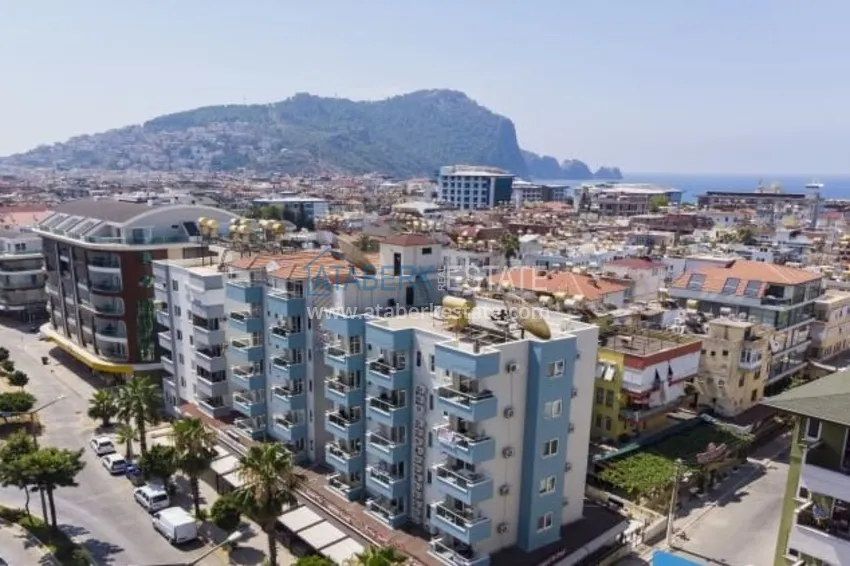 Apartment in the center of Alanya Damlatas area with furniture near Cleopatra beach 1 