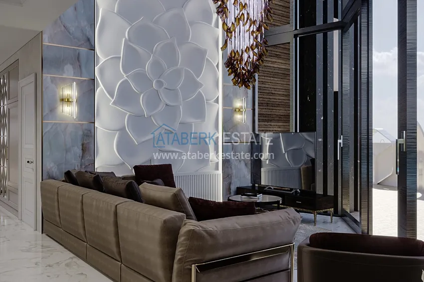 Purchase New luxury private villa project in Kargicak with panoramic views 2 