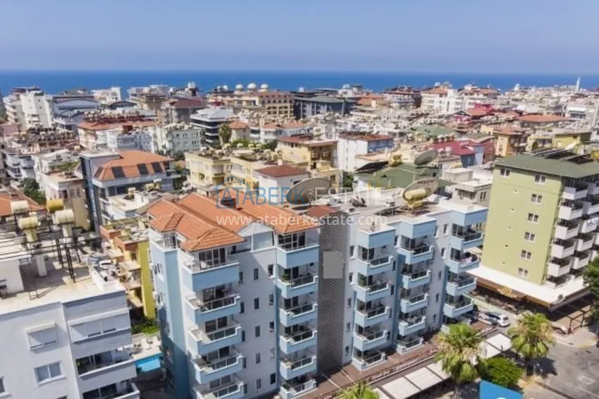 Apartment in the center of Alanya Damlatas area with furniture near Cleopatra beach 2 