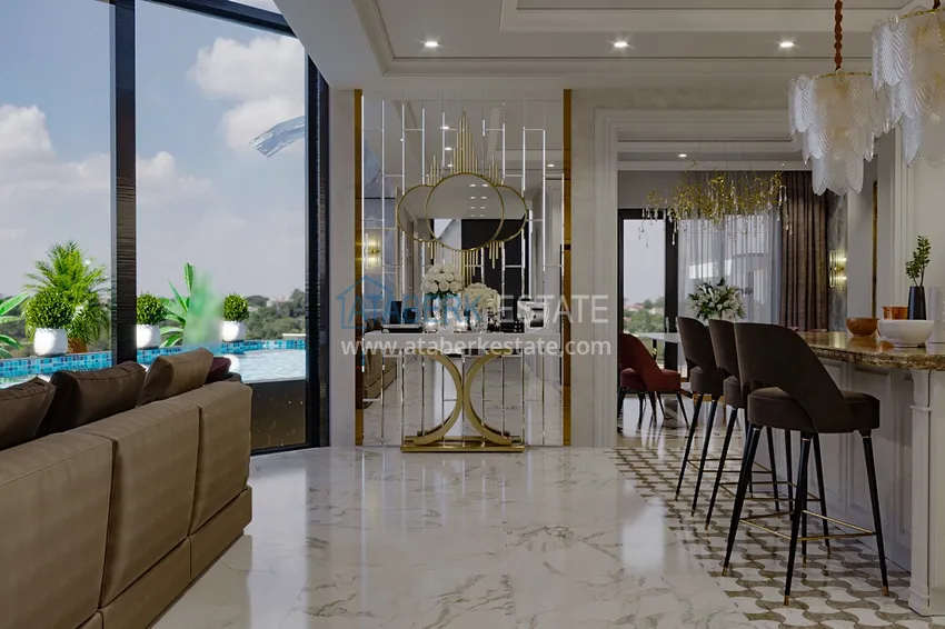 Purchase New luxury private villa project in Kargicak with panoramic views 3 