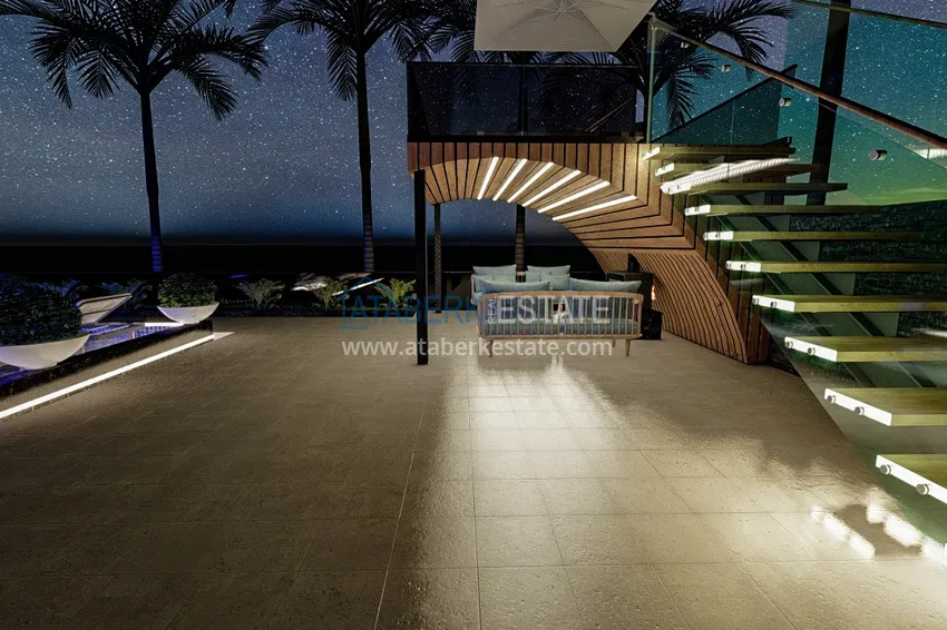 New luxury private villa project in Kargicak with panoramic views 7 