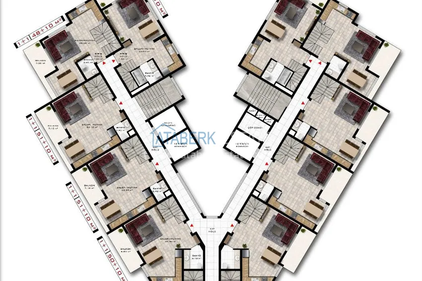 Buy cheap New investment project of a multi-apartment residential complex in Mahmutlar  1 