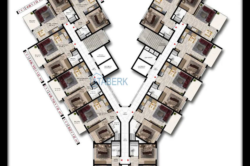 Buy cheap New investment project of a multi-apartment residential complex in Mahmutlar  24 