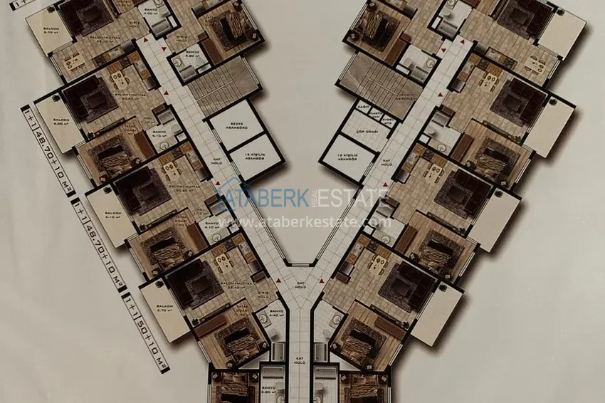 Buy cheap New investment project of a multi-apartment residential complex in Mahmutlar  5 