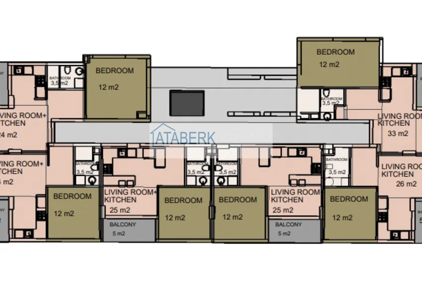 Buy cheap New residential complex in the center of Alanya 1 