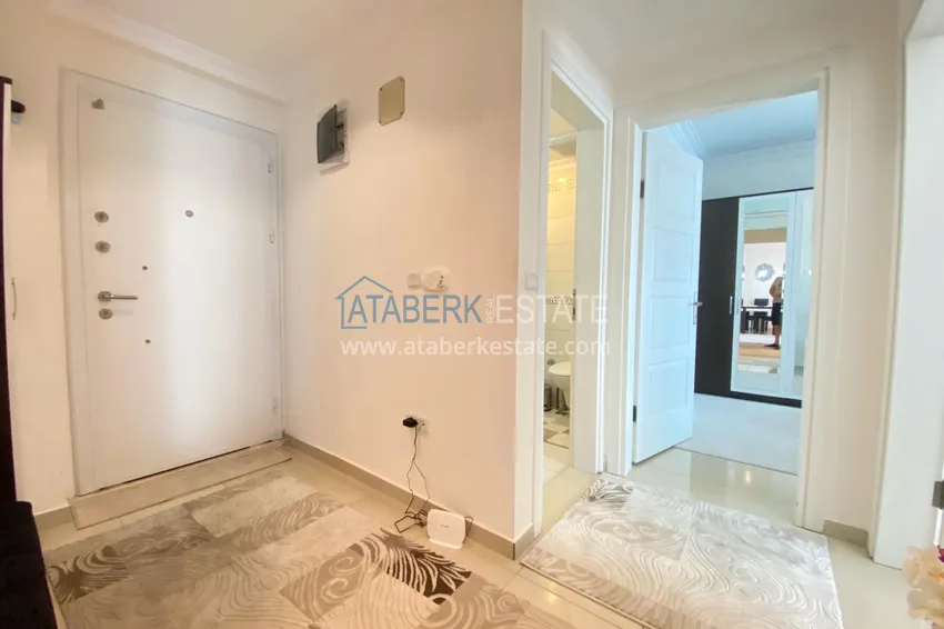 Purchase  Furnished flat in Mahmutlar with  glazed balconies in a residential complex  1 