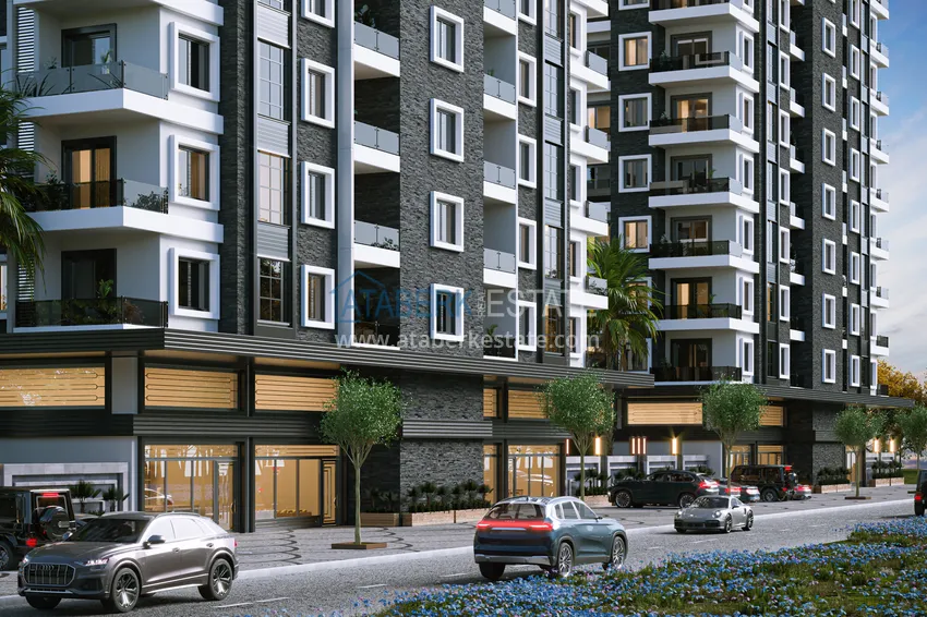 New investment project of a multi-apartment residential complex in Mahmutlar 10 