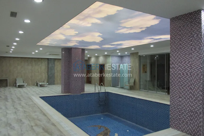 Apartment in the center of Mahmutlar with furniture, glazed balcony 15 