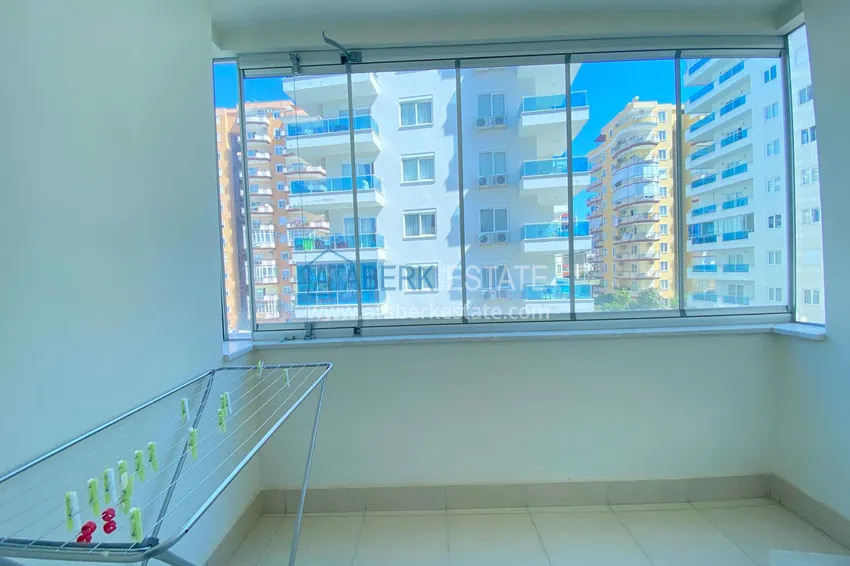 Purchase  Furnished flat in Mahmutlar with  glazed balconies in a residential complex  14 